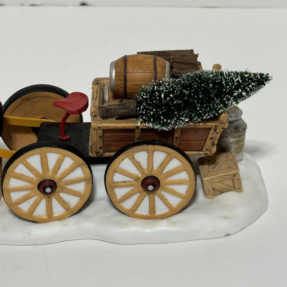 Dept 56 "Load Up The Wagon" Set of 2 - New England Village Series- #56630 w/box - Picture 10 of 16